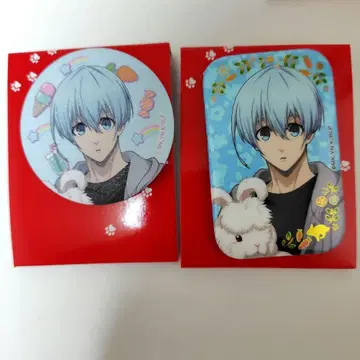 블루 록 Rabbit 캔뱃지 효리 양