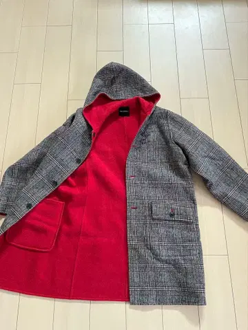 남성용 L 울 코트