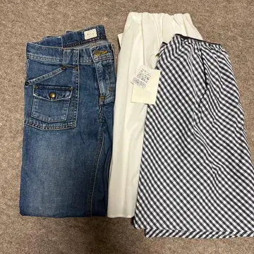 하의 묶음 판매 데님 스커트