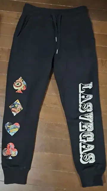 MISHKANYC 블랙 스웨트 팬츠 S