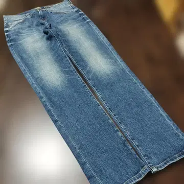 남성용 데님 인디고 블루