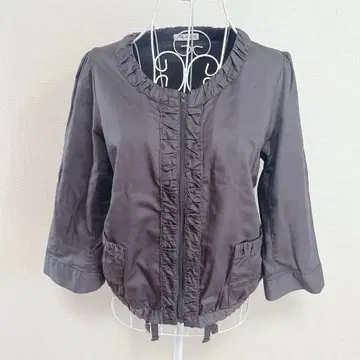 아베베 avv 그레이 얇은 소재의 겉옷 M 여성용 아우터 38