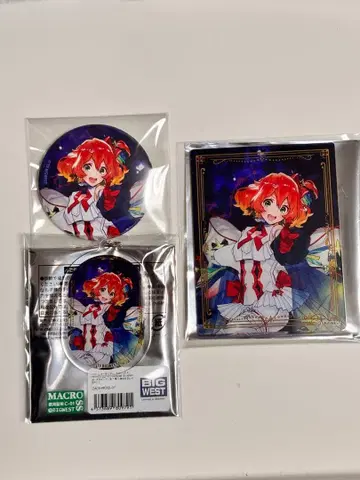 마크로스 저니 프레이아 캔뱃지 아크릴 카드 마크로스 델타