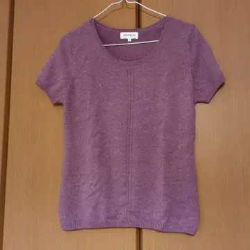 캐시미어 반팔 스웨터