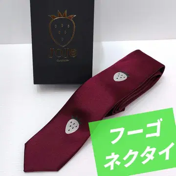 [ 죠죠 ] 후고 넥타이 프리미엄 반다이 레드 빨간색 [ 황금의 바람 ]