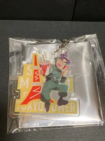 닌타마 란타로 도쿄 타워 아크릴 키링 시오에 분지로