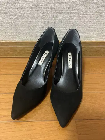 DIANA 블랙 하이힐 펌프스 23.5cm