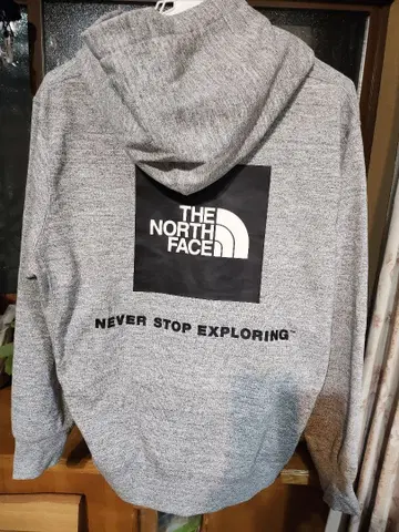 새상품급 THE NORTH FACE 그레이 후드티 정품