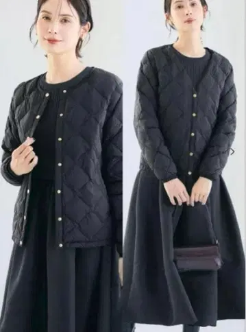 [ L 사이즈 ] coca 워셔블 골드 버튼 이너 자켓 블랙