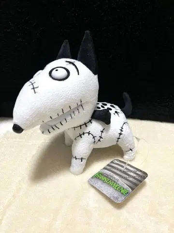 스파키 프랑켄위니 강아지 봉제 인형 마스코트 팀 버튼