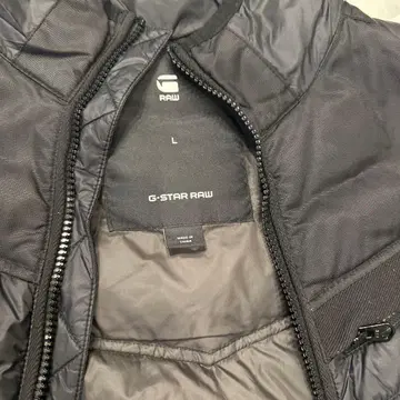 G-STAR RAW 블랙 다운 자켓 L