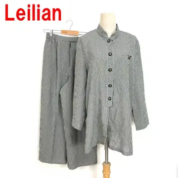 A7086 레리안 팬츠 셋업 스트라이프 빅 사이즈 그레이 13