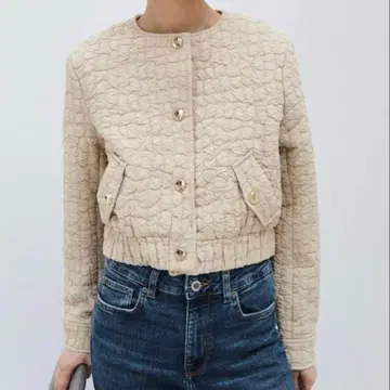 새상품 ZARA 퀼팅 봄버 자켓
