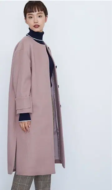 STUDIOUS 노카라 링크 오버코트