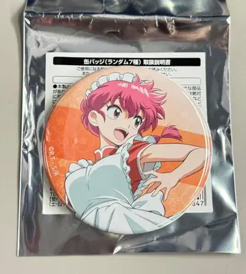 란마 1/2 CAFE 란마 카페 캔뱃지 란마(여자) 이케부쿠로