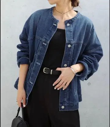 G 데님 자켓 오버 사이즈