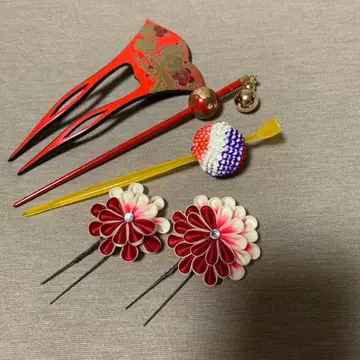 마키에 헤어콤 등 머리 장식 세트