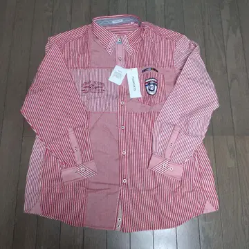 PIA SPORTS 빨흰 스트라이프 셔츠 긴팔 셔츠