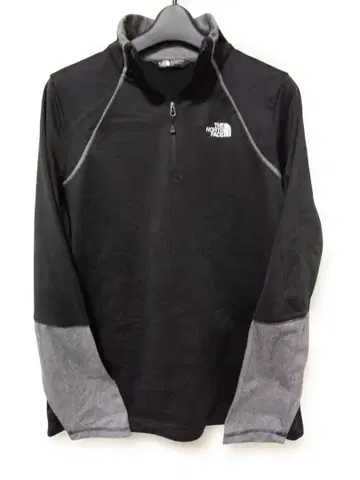 THE NORTH FACE 하프 지퍼 트레이닝복 L/G 블랙/그레이