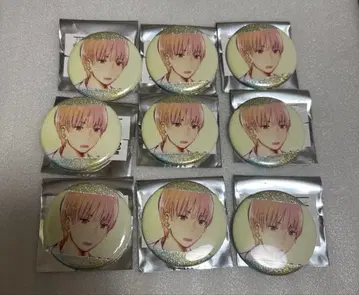 쓰레기의 본망 글리터 캔뱃지 아와야 무기 세트