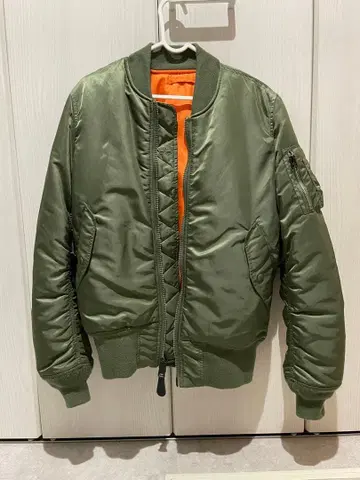 MA-1 플라이트 자켓 올리브 그린 S