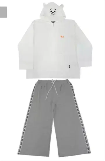 시마무라 BT21 키리 후드 부착 ZIP 룸웨어 RJ