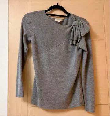 EPOCA 그레이 니트 리본 사이즈 40