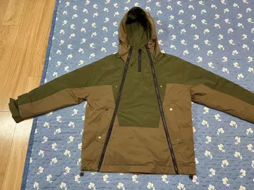 올리브 그린 브라운 마운틴 후드티 2XL