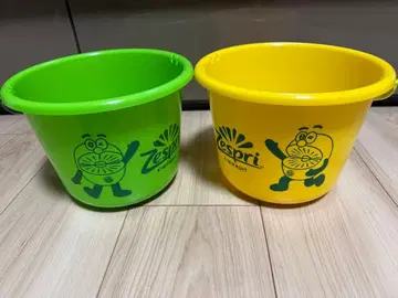 Zespri 캐릭터 플라스틱 양동이 2개 세트