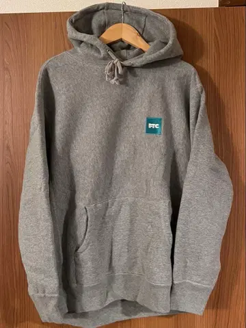 FTC 그레이 후드티 후드 부착