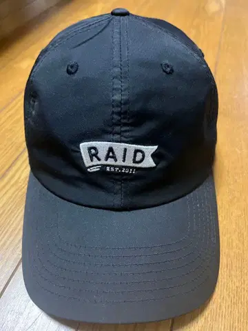RAID JAPAN 블랙 나일론 캡