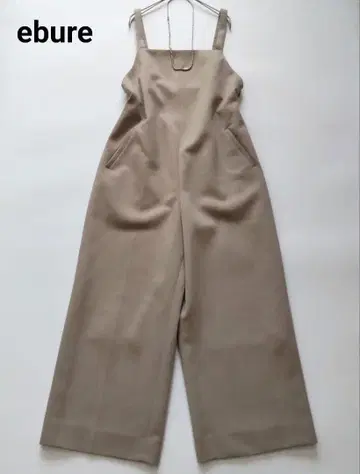 새상품급 에부르 살로펫 오버롤 올인원 베이지 36