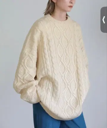 셀렉트모카 케이블 오버사이즈 니트