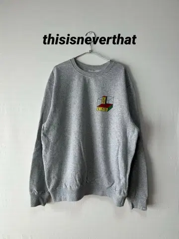 thisisneverthat 데이스이즈네버댓 맨투맨 L