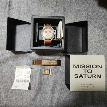 Swatch Mission to Saturn 손목시계 새상품급
