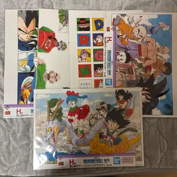 제일복권 드래곤볼 40th ~그 첫 번째~ H상 클리어 포스터 5장