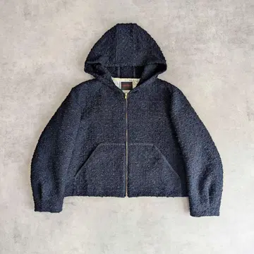 TOMORROWLAND 루미에 팬시 트위드 후디드 블루종