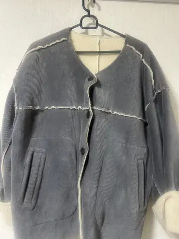 보아 코듀로이 리버서블 자켓