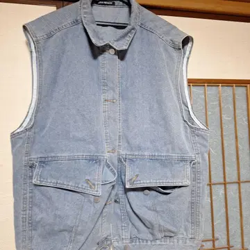 SPRAY PREMIUM 라이트 블루 데님 베스트