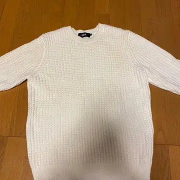 AZUL 화이트 니트 스웨터 L 사이즈
