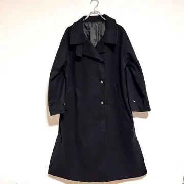 그레일 포멀 롱 어른스러운 아름다운 루즈핏 L 사이즈 블랙 트렌치코트
