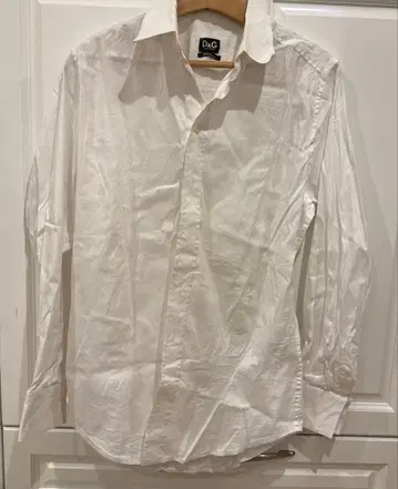 D&G 화이트 긴팔 셔츠 44