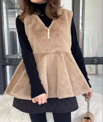 Myu 미유 퍼 x 펄 페플럼 베스트