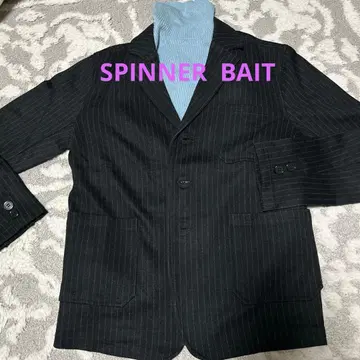 Spinner Bait 새상품 스트라이프 테일러드 니트 자켓