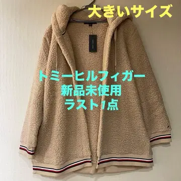 [ 새상품 ] 타미힐피거 1X 빅 사이즈 루즈핏 푸들풍 후드티