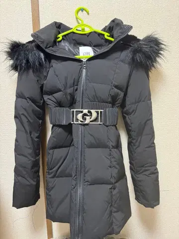 제이다 벨트 포함 다운 자켓