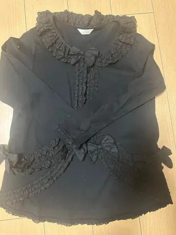 PINK HOUSE 미사용 블랙 긴팔 상의