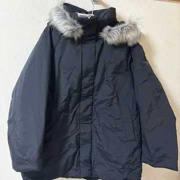 [ UNIQLO ] 하이브리드 다운 코트 블랙 XL