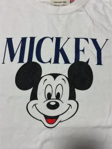 GOOD ROCK SPEED 미키 티셔츠 F 사이즈 화이트