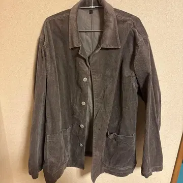 코듀로이 테일러드 자켓 L 사이즈 브라운